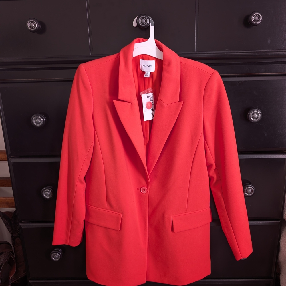 Nine West Women's Red Blazer